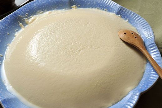 写真：手造りなめらか豆腐