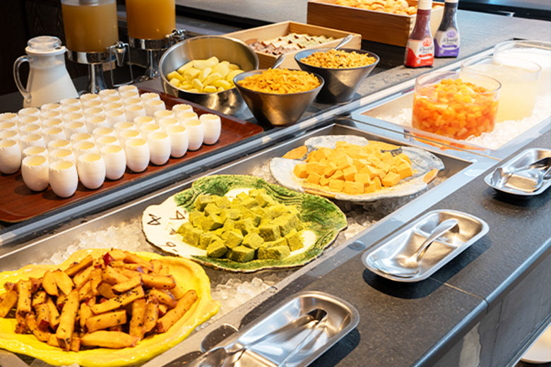 写真：朝食バイキング